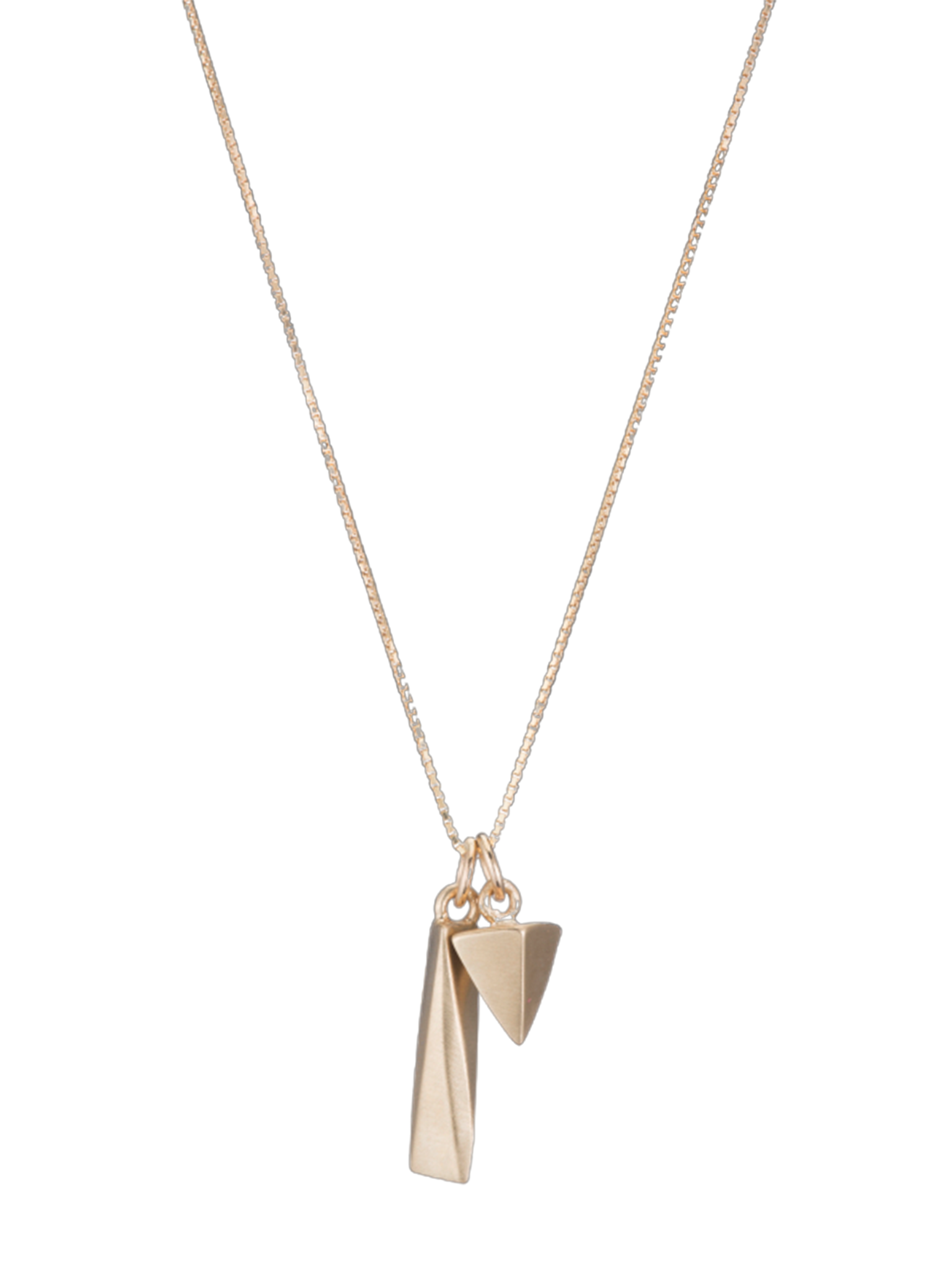 Modern charm necklace